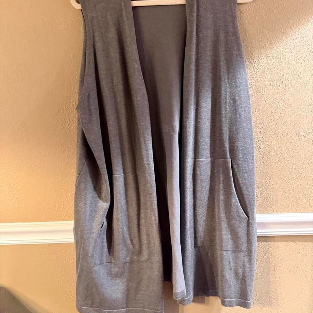 Cyrus gray vest cardigan, Size 2X